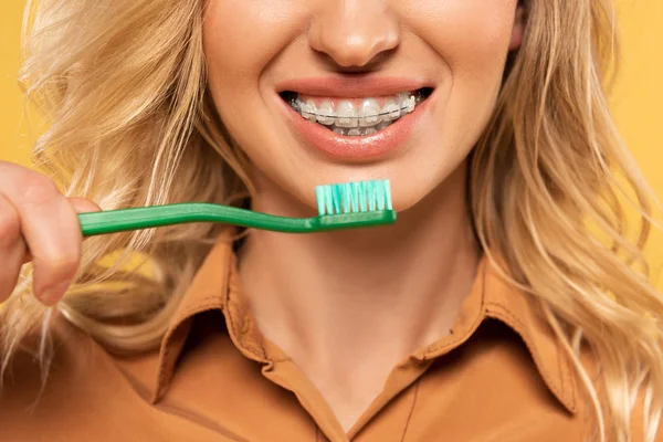 depositphotos 317795714 stock photo cropped view smiling woman dental
